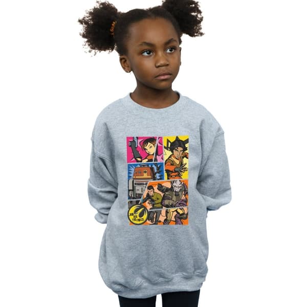 Star Wars Girls Rebels Comic Strip Sweatshirt
