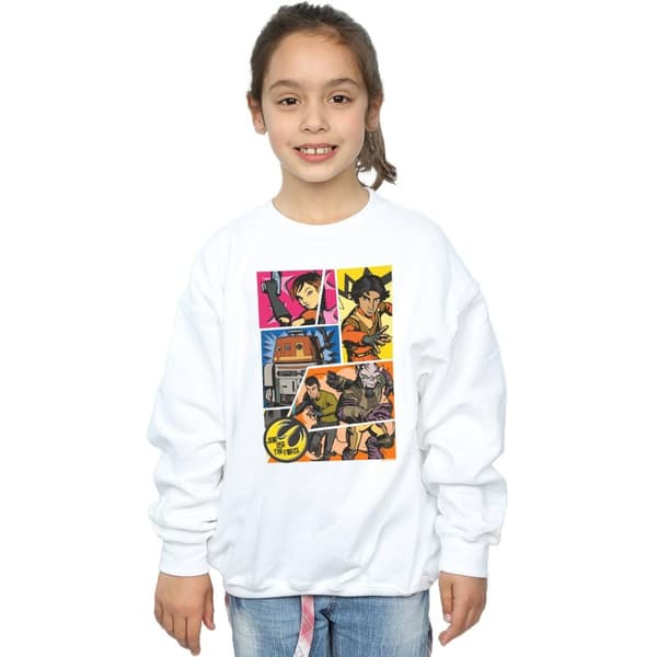 Star Wars Girls Rebels Comic Strip Sweatshirt