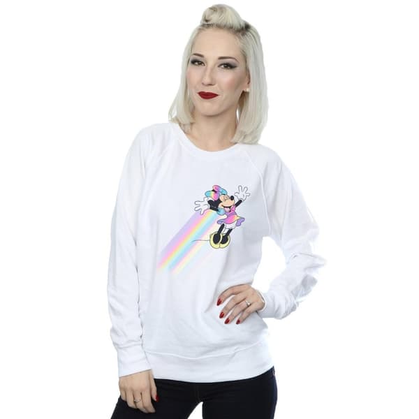 Disney Womens/Ladies Minnie Mouse Whoosh Sweatshirt