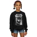 Miniatyrbild 2 av 5: Star Wars The Last Jedi Frame Metallic Sweatshirt för flickor
