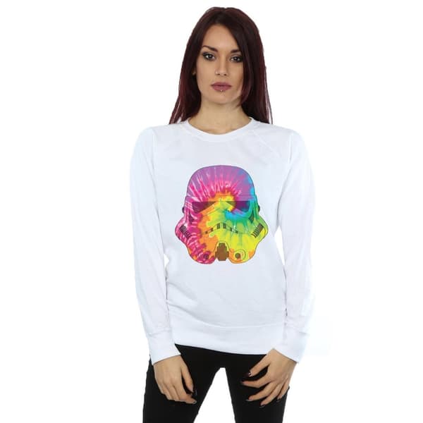 Star Wars Dam/Tjej Stormtrooper Uranus Hjälm Sweatshirt