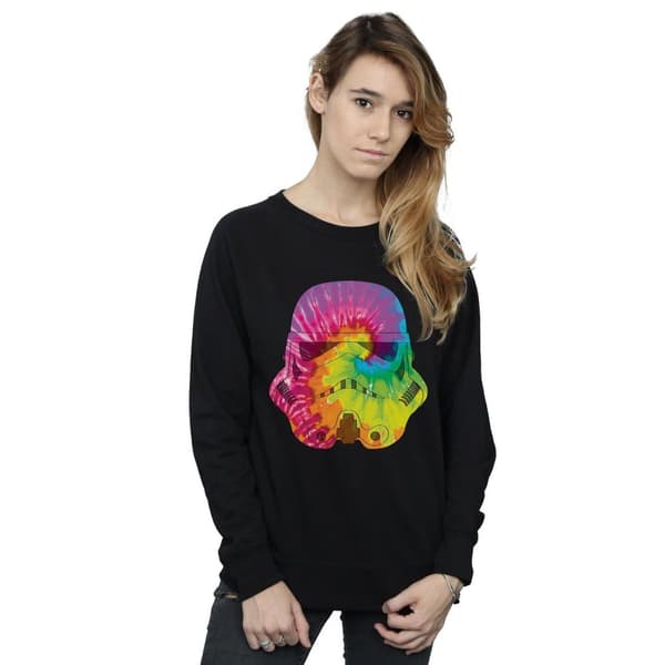 Star Wars Dam/Tjej Stormtrooper Uranus Hjälm Sweatshirt