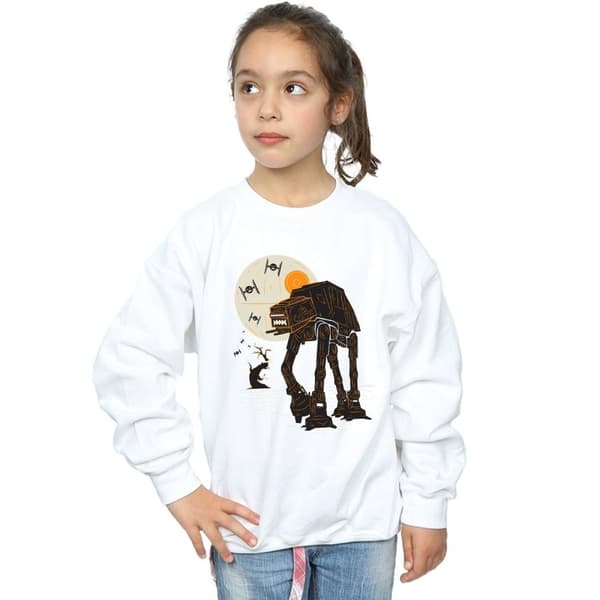 Star Wars Girls Halloween AT AT Sweatshirt