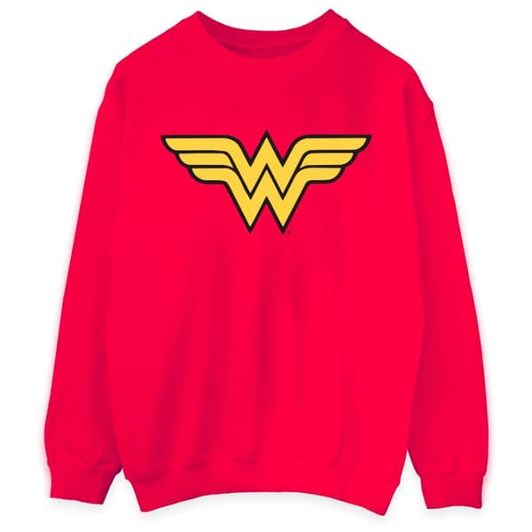 DC Comics Womens/Ladies Wonder Woman Logo Sweatshirt