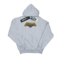 Miniatyrbilde 1 av 5: DC Comics Womens/Ladies Justice League Movie Batman Logo Textured Hoodie