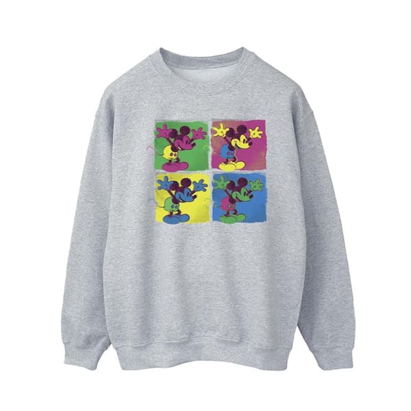 Disney Mens Musse Pigg Pop Art Sweatshirt