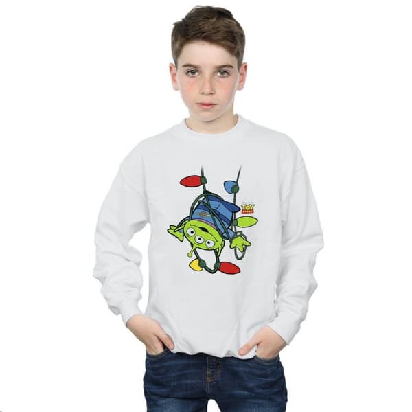 Disney Pojkar Toy Story Juleljus Aliens Sweatshirt