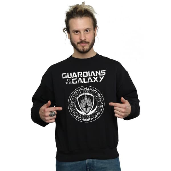Marvel Mens Guardians Of The Galaxy Vol. 2 Distressed Seal Sweatshirt
