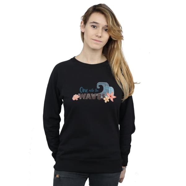 Disney Womens/Ladies Moana One With The Waves Sweatshirt
