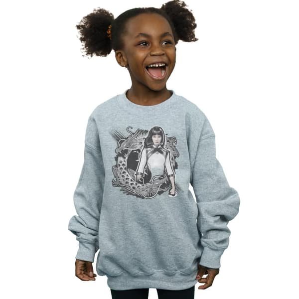 Marvel Shang-Chi And The Legend Of The Ten Rings Xialing Dragon Sweatshirt för flickor