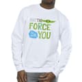 Miniatyrbild 3 av 4: Star Wars Mens The Mandalorian May The Force Be With You Sweatshirt