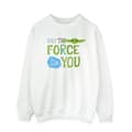 Miniatyrbild 1 av 4: Star Wars Mens The Mandalorian May The Force Be With You Sweatshirt