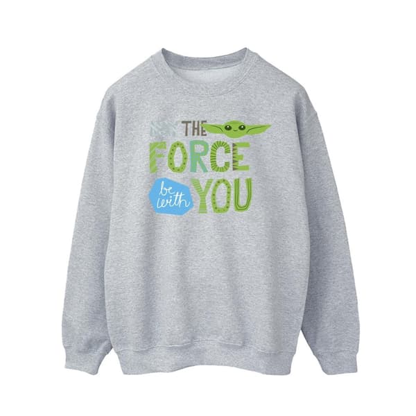 Star Wars Mens The Mandalorian May The Force Be With You Sweatshirt