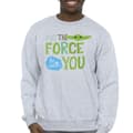 Miniatyrbillede 3 af 4: Star Wars Mens The Mandalorian May The Force Be With You Sweatshirt
