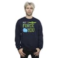 Miniatyrbild 2 av 4: Star Wars Mens The Mandalorian May The Force Be With You Sweatshirt