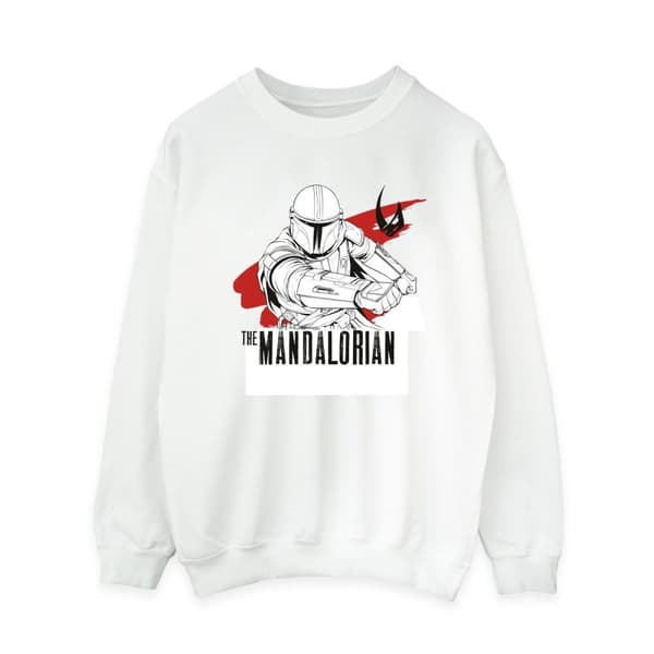 Star Wars Womens/Ladies The Mandalorian Mando Shoots Sweatshirt