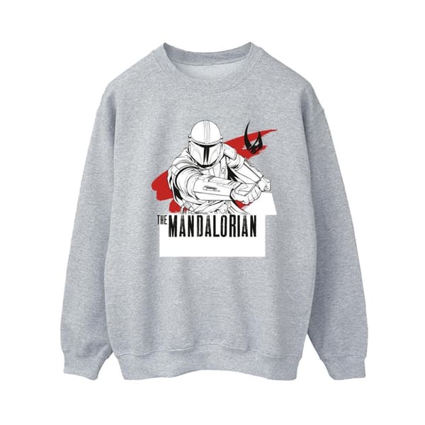 Star Wars Womens/Ladies The Mandalorian Mando Shoots Sweatshirt