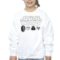 Miniatyrbillede 3 af 4: Star Wars Girls Character Heads Sweatshirt