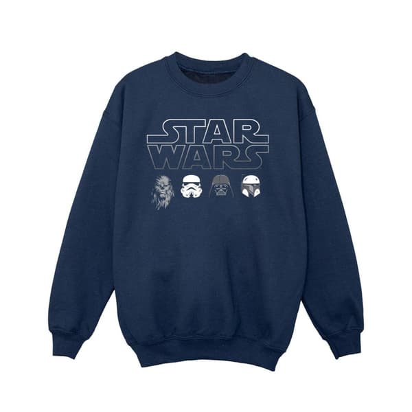Star Wars Girls Character Heads Sweatshirt