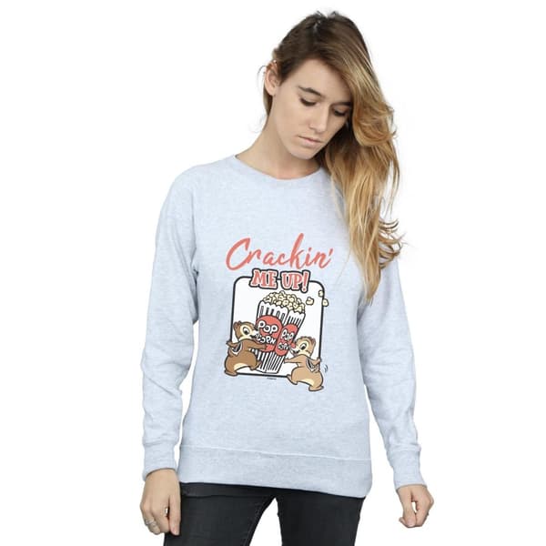 Disney Sweatshirt - dam/dam Chip N Dale Crackin Me Up