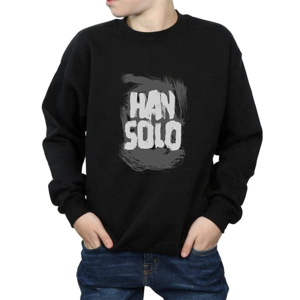 Star Wars Boys Han Solo Text Sweatshirt