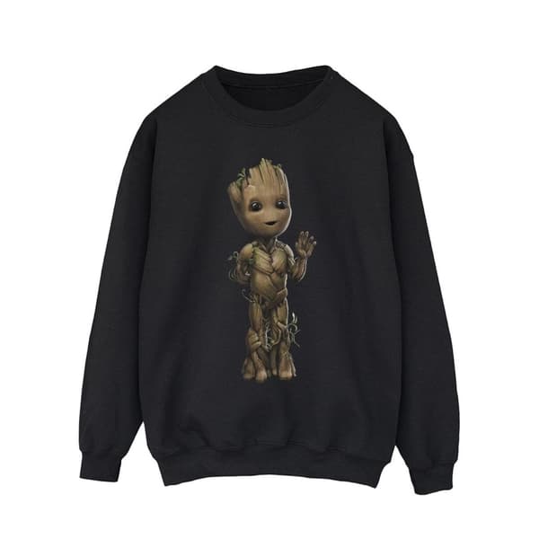 Marvel Mens I Am Groot Wave Pose Sweatshirt