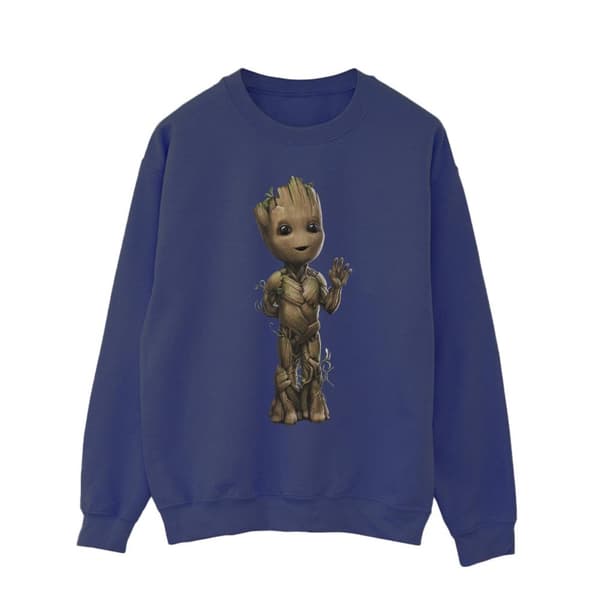 Marvel Mens I Am Groot Wave Pose Sweatshirt