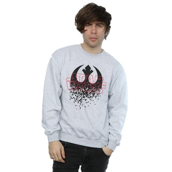 Star Wars The Last Jedi Shattered Emblem Sweatshirt - herr