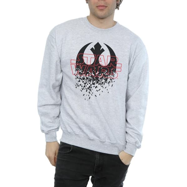 Star Wars The Last Jedi Shattered Emblem Sweatshirt - herr