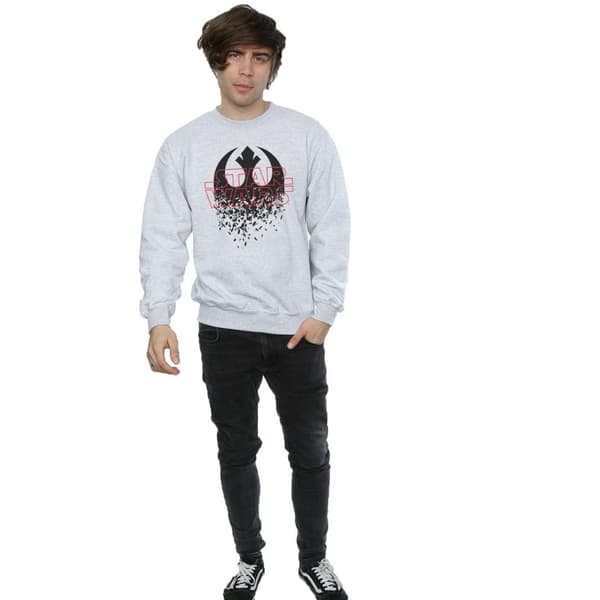 Star Wars The Last Jedi Shattered Emblem Sweatshirt - herr