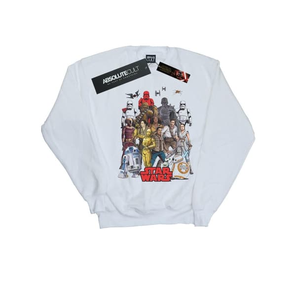 Star Wars Womens/Ladies The Rise Of Skywalker Character Collage Sweatshirt