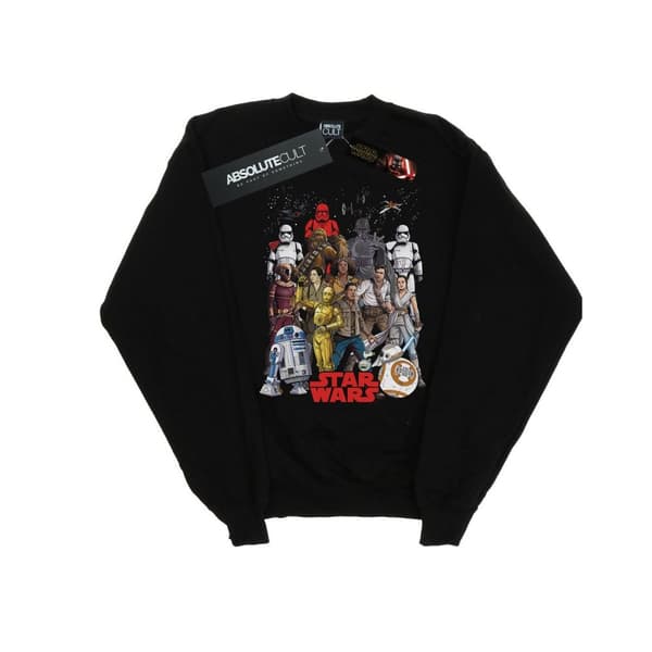 Star Wars Womens/Ladies The Rise Of Skywalker Character Collage Sweatshirt