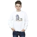 Miniatyrbild 2 av 3: Star Wars Sweatshirt med R2D2 och Grogu från The Mandalorian för pojkar