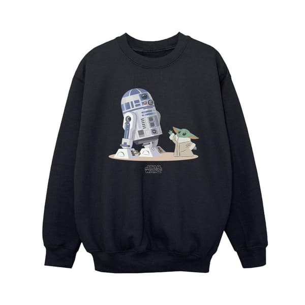 Star Wars Boys The Mandalorian R2D2 And Grogu Sweatshirt