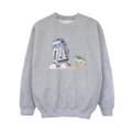 Miniatyrbild 1 av 3: Star Wars Sweatshirt med R2D2 och Grogu från The Mandalorian för pojkar