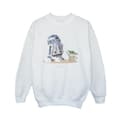 Miniatyrbild 1 av 3: Star Wars Sweatshirt med R2D2 och Grogu från The Mandalorian för pojkar