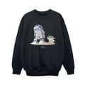 Miniatyrbild 1 av 3: Star Wars Sweatshirt med R2D2 och Grogu från The Mandalorian för pojkar