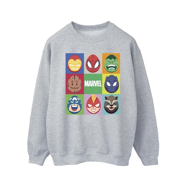 Marvel Mens Easter Eggs Sweatshirt