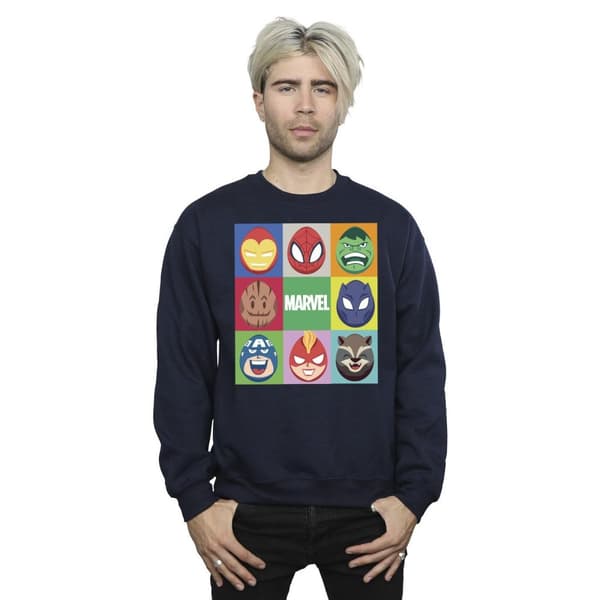 Marvel Mens Easter Eggs Sweatshirt