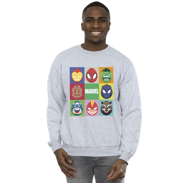 Marvel Mens Easter Eggs Sweatshirt