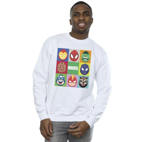 Marvel Mens Easter Eggs Sweatshirt