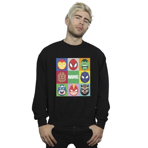 Marvel Mens Easter Eggs Sweatshirt