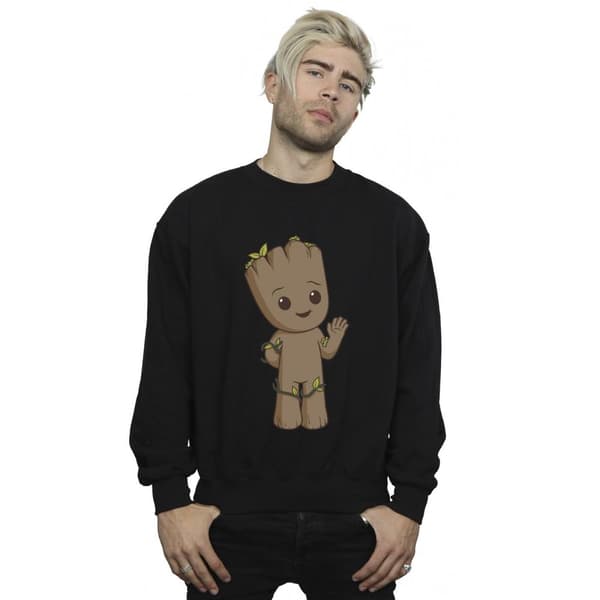 Marvel Mens I Am Groot Cute Groot Sweatshirt