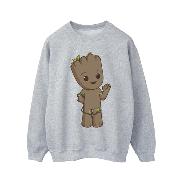 Marvel Mens I Am Groot Cute Groot Sweatshirt