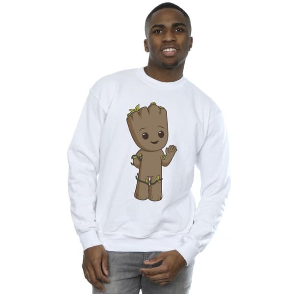 Marvel Mens I Am Groot Cute Groot Sweatshirt