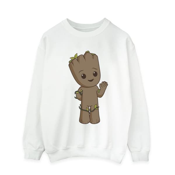 Marvel Mens I Am Groot Cute Groot Sweatshirt