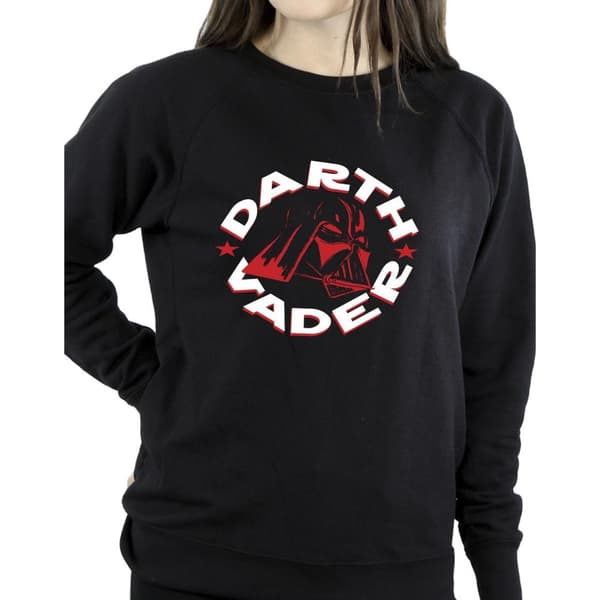 Star Wars Sweatshirt med Darth Vader-märke för kvinnor/damer