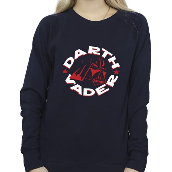Star Wars Sweatshirt med Darth Vader-märke för kvinnor/damer
