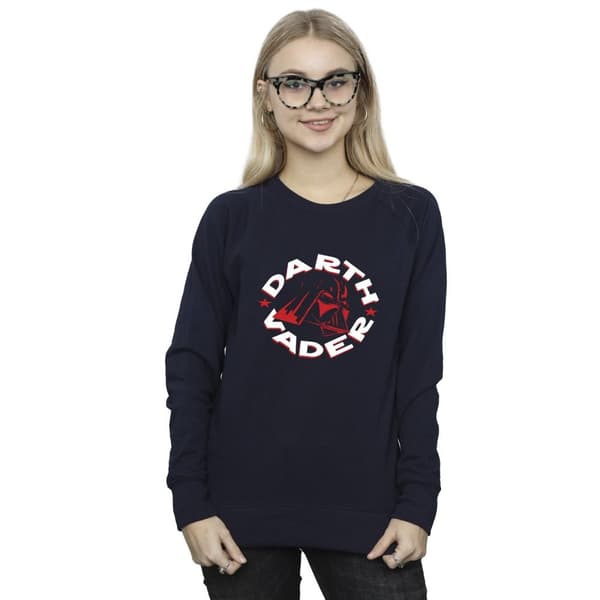 Star Wars Sweatshirt med Darth Vader-märke för kvinnor/damer