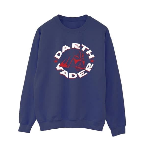 Star Wars Sweatshirt med Darth Vader-märke för kvinnor/damer Navy Blue L
